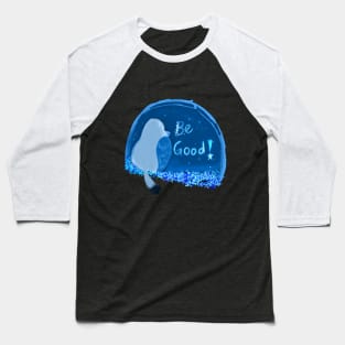 Blue Bird Looking at The Beautiful Sky Baseball T-Shirt